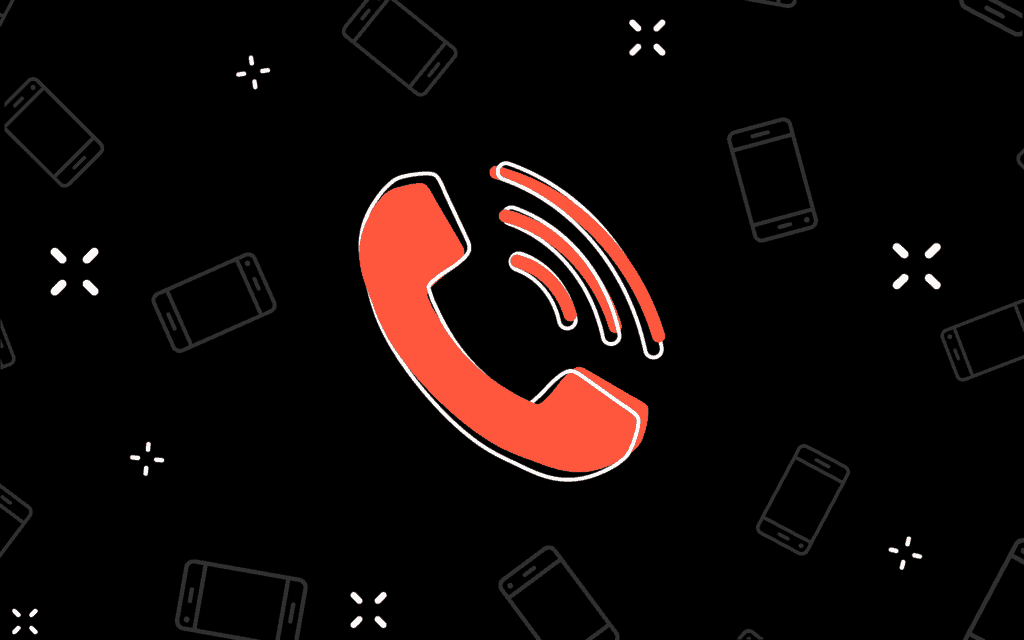 Animated picture of a red phone. Image is being used for a blog titled, "How to Make the Most of Your Next Marketing Call"